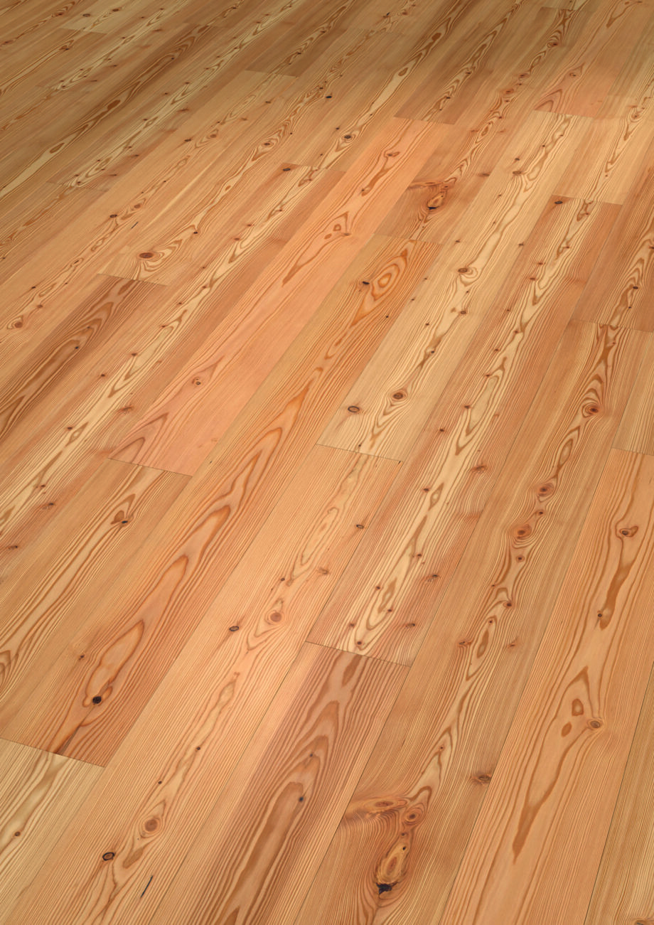 Parquet floor Siberian Larch Rustical 1-strip beveled brushed oiled