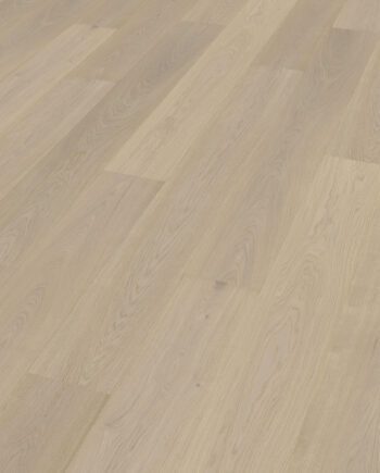 Parquet Trinity Oak Natur 1-strip beveled brushed white oiled