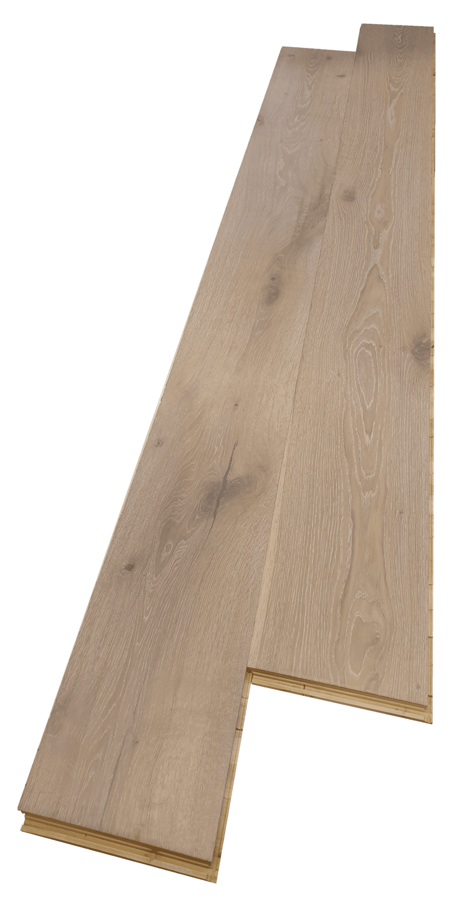 Parquets Trinity Oak Rustical 1-strip beveled hand scraped brushed whitewash white oiled