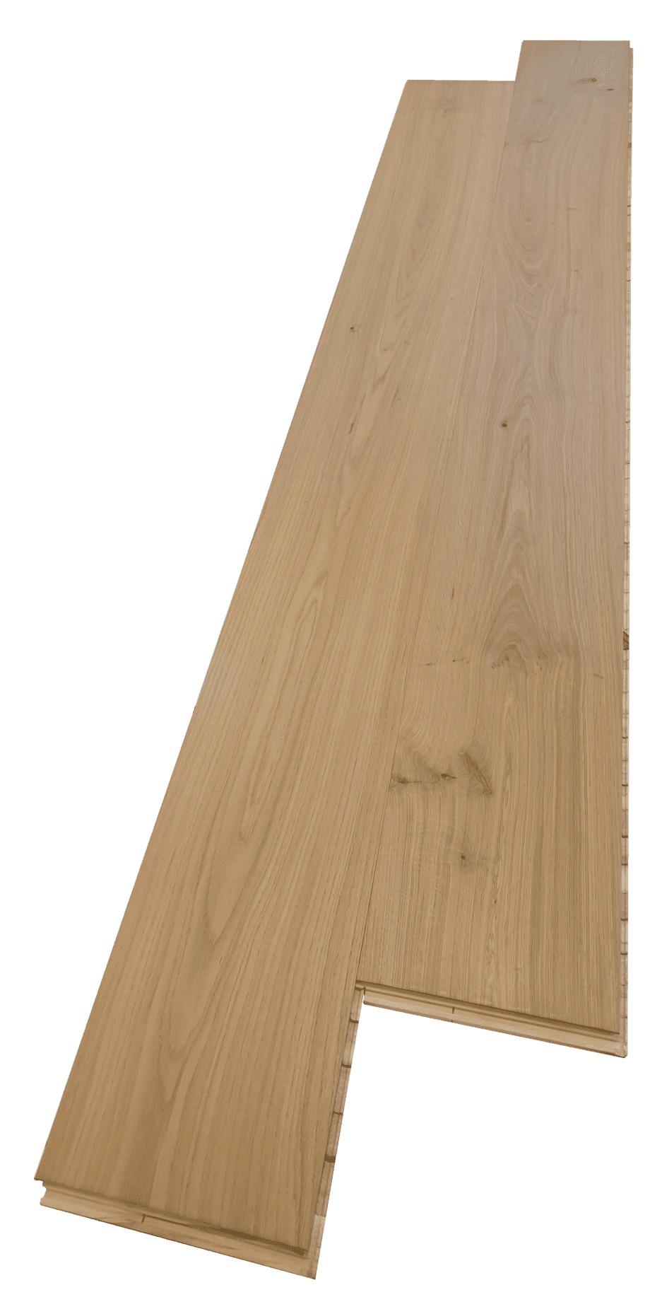 Parquets Trinity Oak Rustical 1-strip beveled hand scraped light white oiled