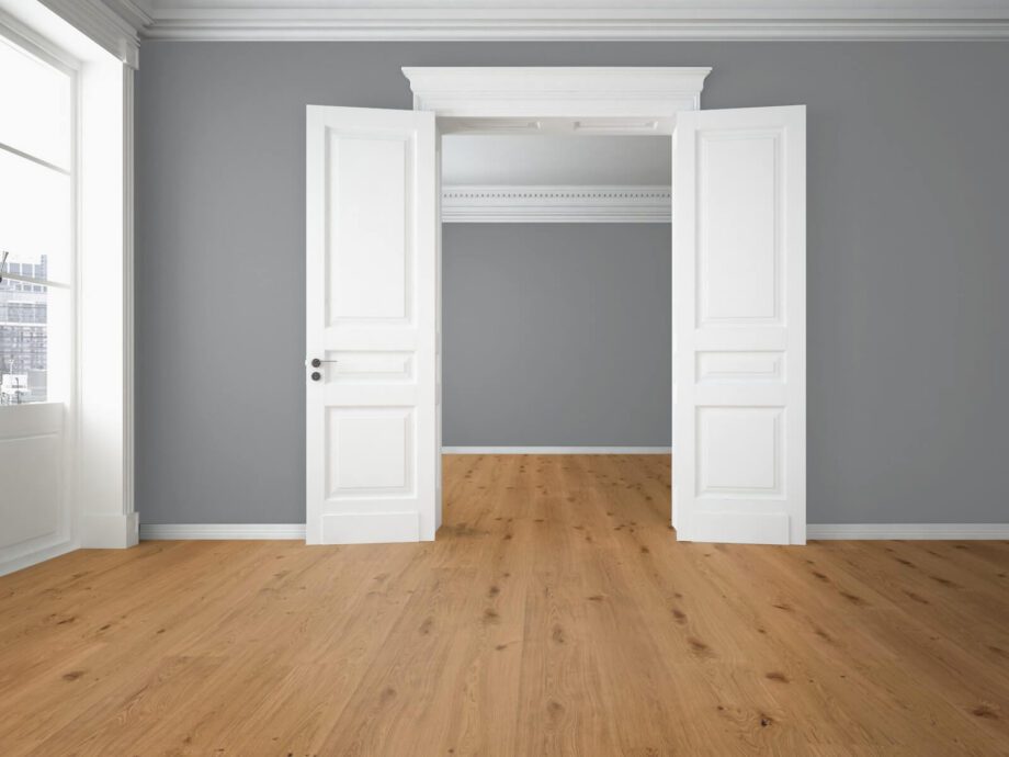 Wooden floor Trinity Oak Rustical 1-strip beveled hand scraped brushed oiled – 8