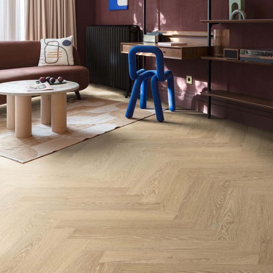 SPC flooring Herringbone Floorify Buri