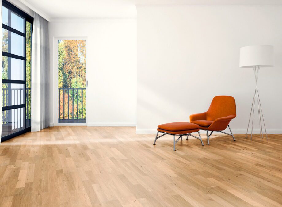 Parquet Oak Rustic 3-strip brushed oiled