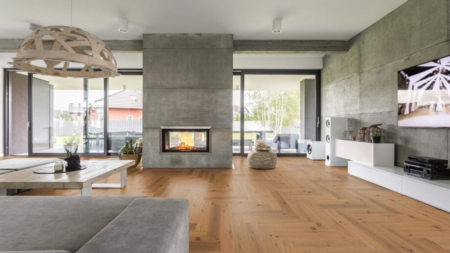 Herringbone floor Thede & Witte Oak Knotty beveled brushed and oiled – 4