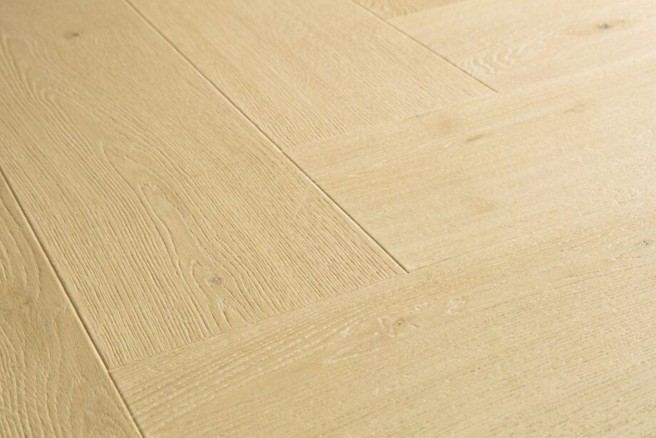 herringbone-laminate-floor-quick-step-impressive-design-ginger-oak Herringbone laminate floor Quick-Step Impressive Design Ginger Oak color, surface structure, bevels and sorting description