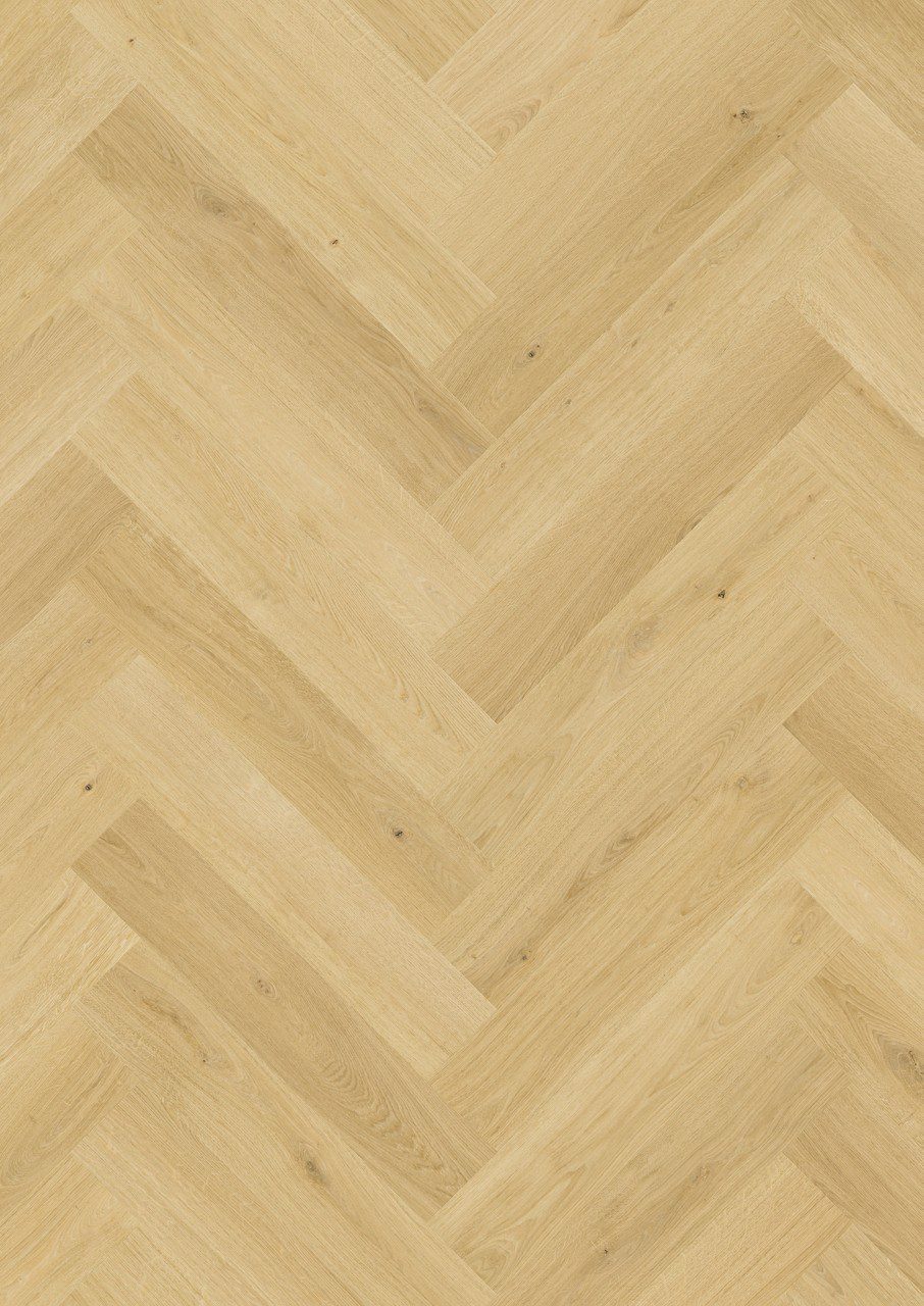 Kalasaba laminaatparkett Quick-Step Impressive Design Nutmeg Oak sorteeringu, tooni, pinnastruktuuri ja faaside kirjeldus.