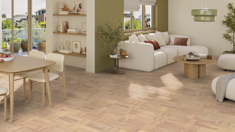 Parquet Tarkett Grace Oak Era Dutch pattern extra matt lacquer – view 9 Parquet Tarkett Grace Oak Era Dutch pattern extra matt lacquer – 9