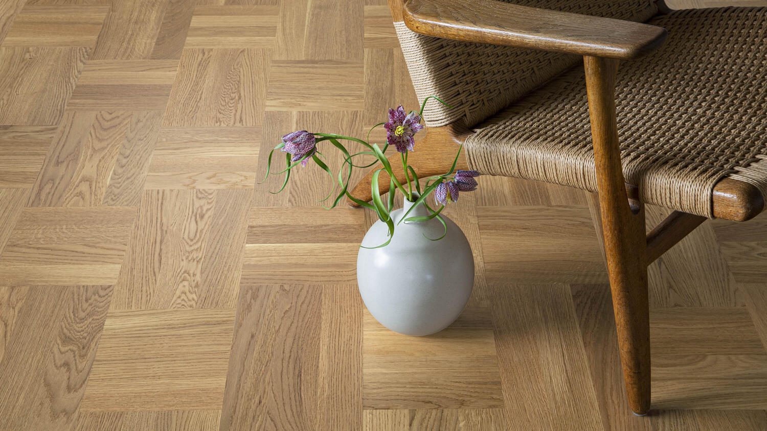 Parquet Tarkett Noble Oak Classic Dutch pattern brushed matt lacquer – 2