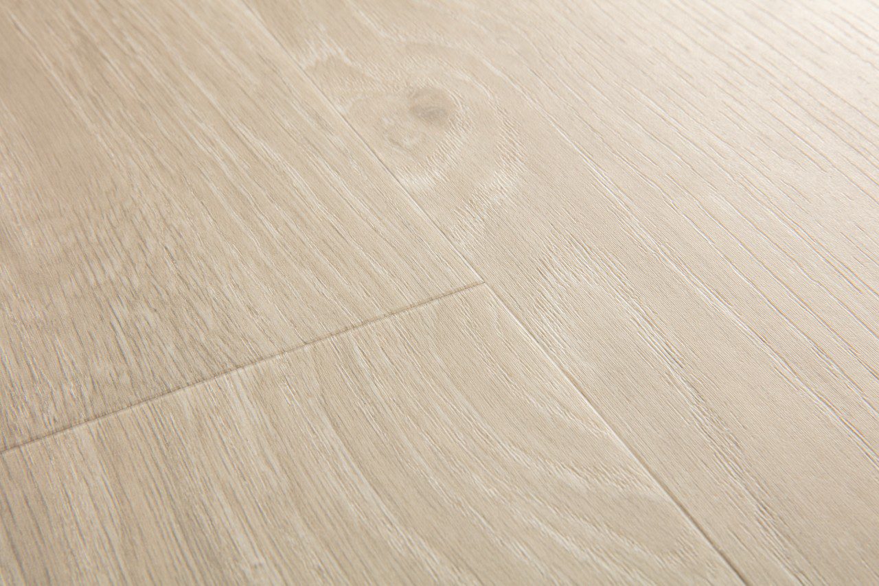LVT parkett Quick-Step Bloom Sea Breeze Oak Beige tooni ja disaini kirjeldus