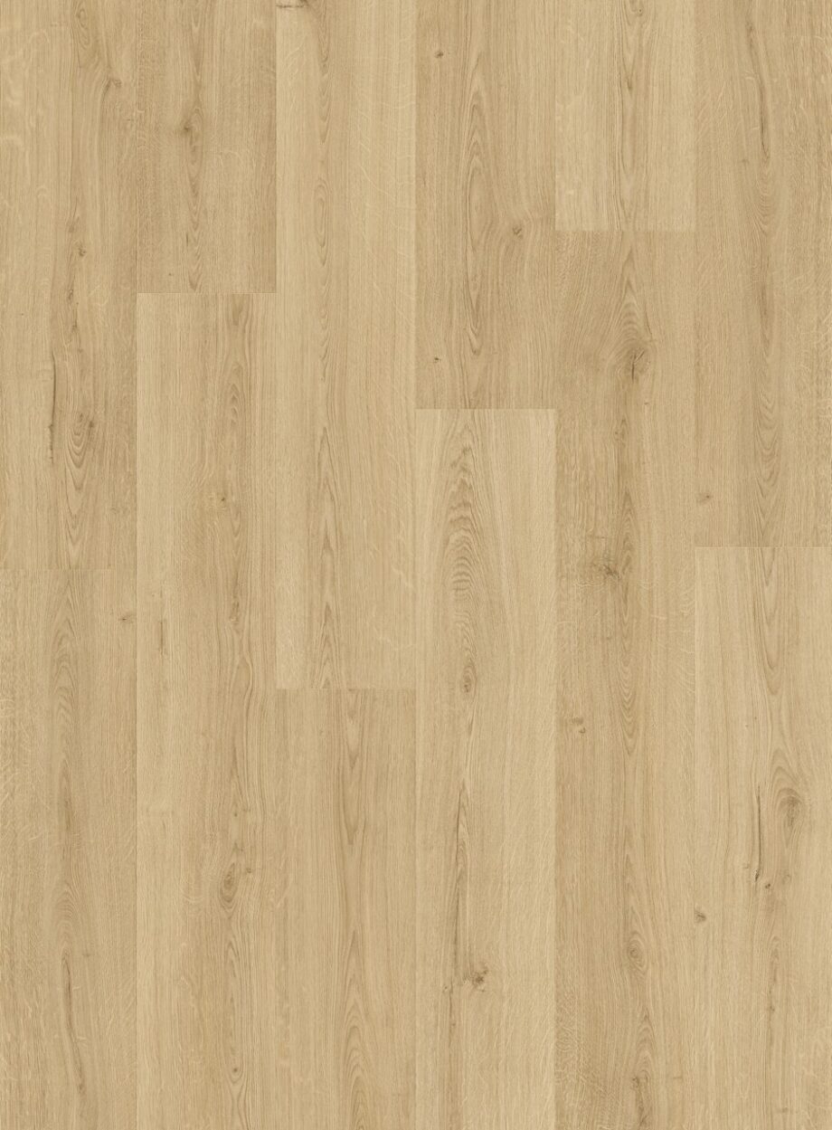 vinüülparkett-quick-step-bloom-botanic-beige Vinüülparkett Quick-Step Bloom Botanic Beige õrnalt heledatud tamme toonige kergelt rustikaalse tammest põrandalaua disainiga