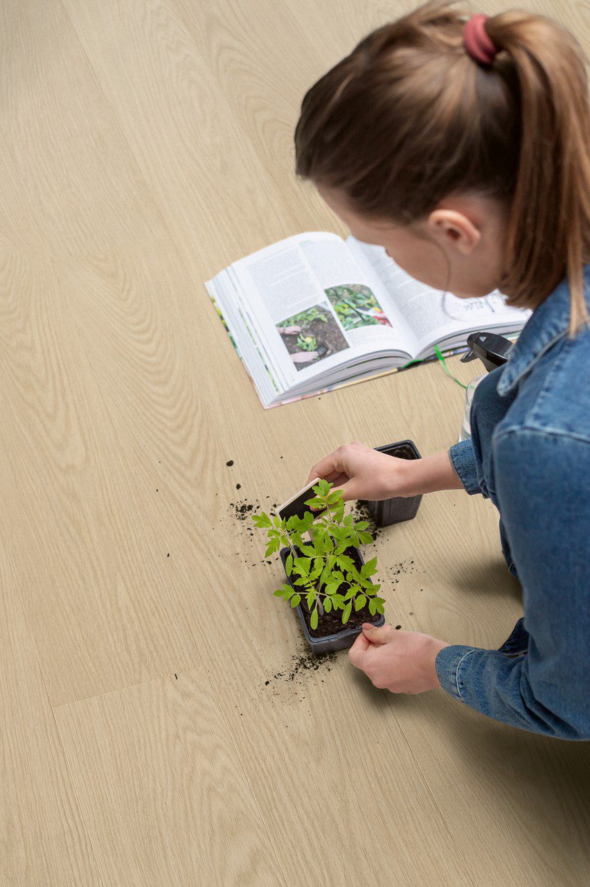 LVT floor Quick-Step Blos Buttermilk Oak with rigid core – 10