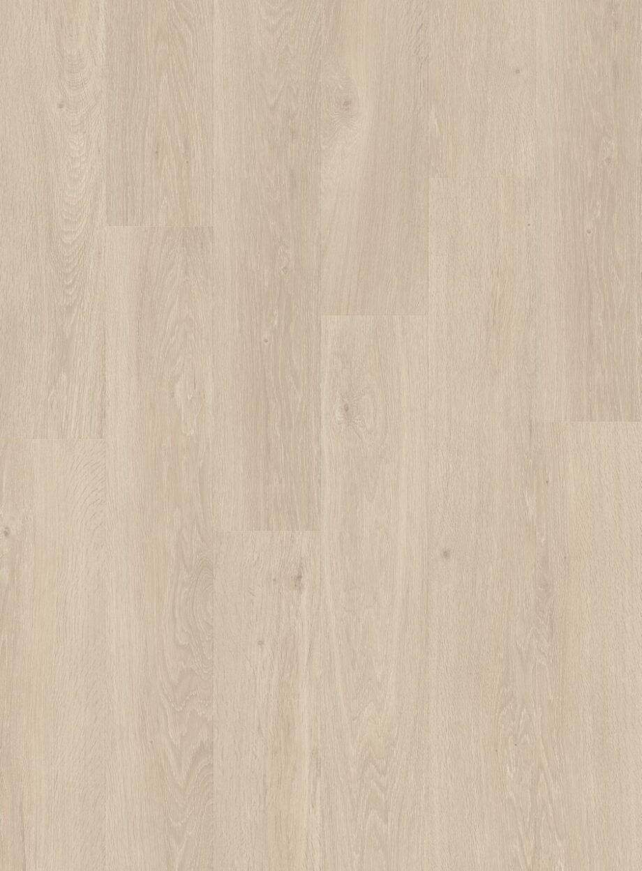 vinyylilankku-quick-step-bloom-sea-breeze-tammi-beige Vinyylilankku Quick Step Bloom Sea Breeze Tammi Beige, vaalea beige tammen sävy ja lankkudesign.