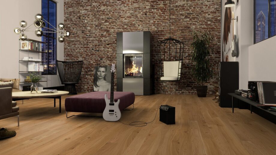 Wooden flooring Bauwerk Budget Cut Oak 35 matt lacquered 138 – 8