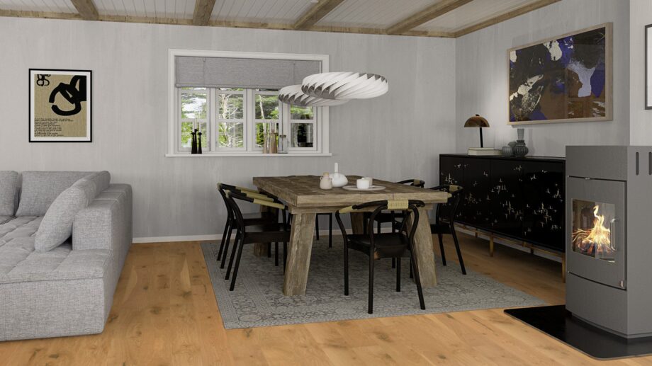 Parquet floor Bauwerk Casapark Budget Cut Oak 56 brushed matt lacquered 181mm – 7