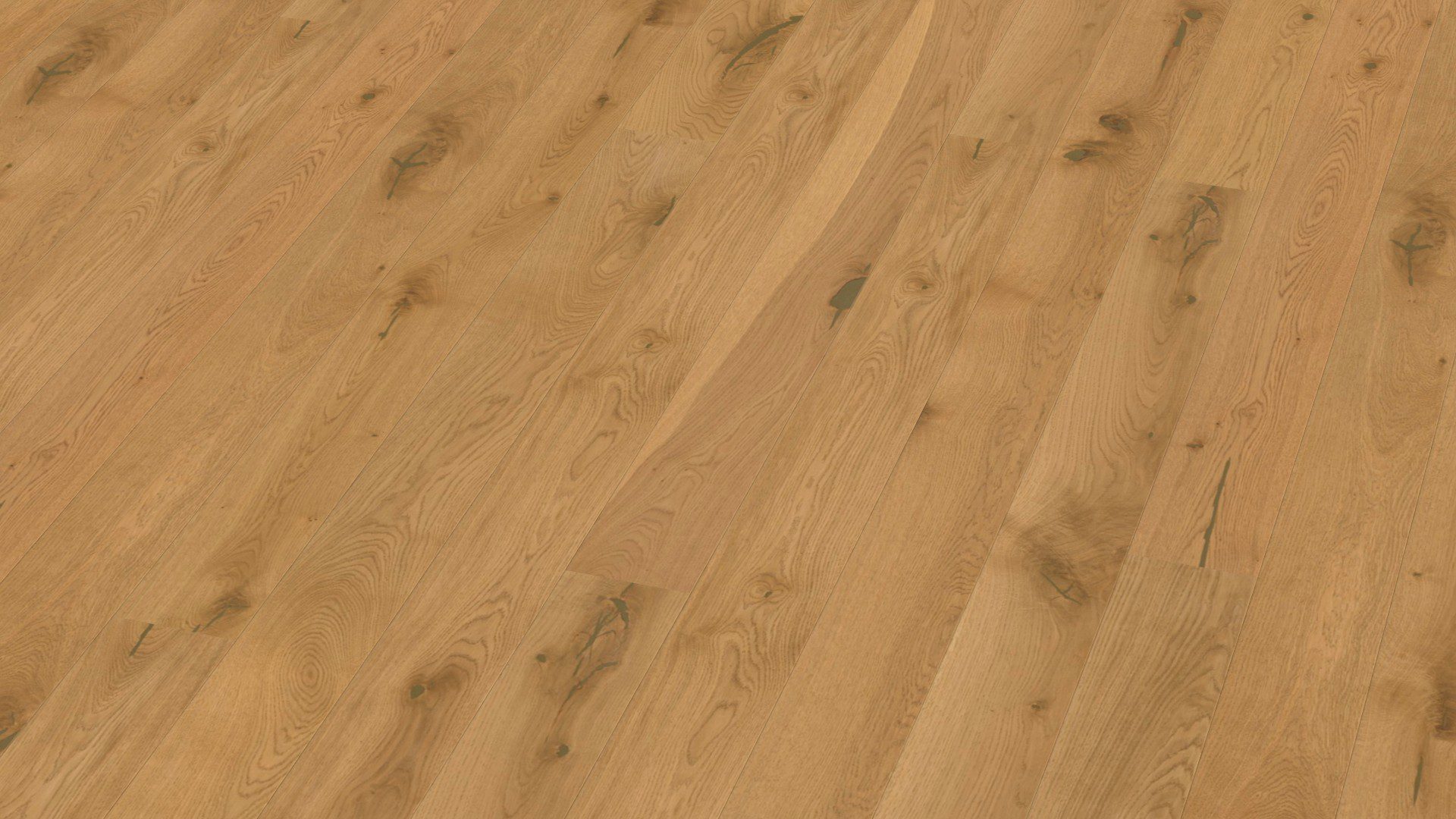 Oak parquet flooring Bauwerk Casapark Budget Cut Oak 56 brushed oil waxed 181mm – 2