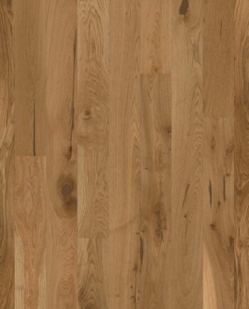 Parkett Bauwerk Casapark Budget Cut tamm 56 harjatud matt lakk 138mm laiune laud tugevalt rustikaalse sorteeringuga ja naturaalse tamme tooniga.