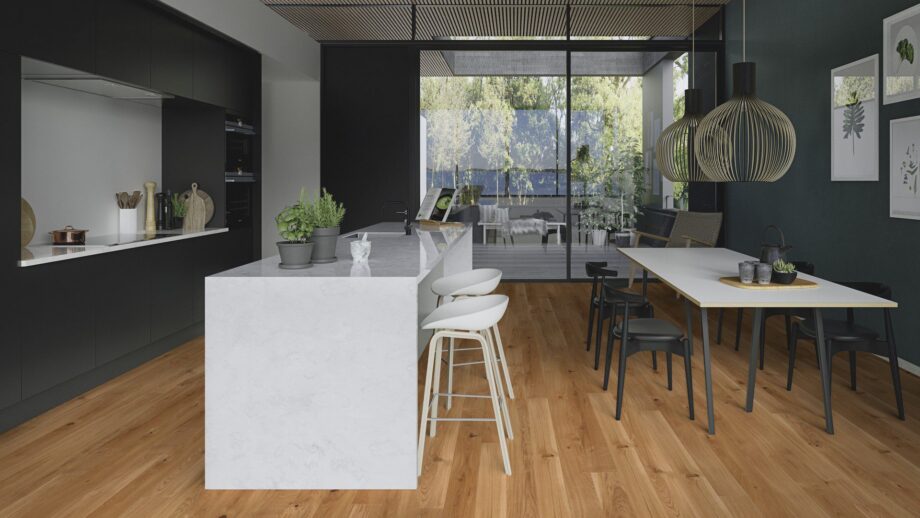 Wooden floor Bauwerk Casapark oak 46 matt lacquered 138mm – view 8 Wooden floor Bauwerk Casapark oak 46 matt lacquered 138mm – 8