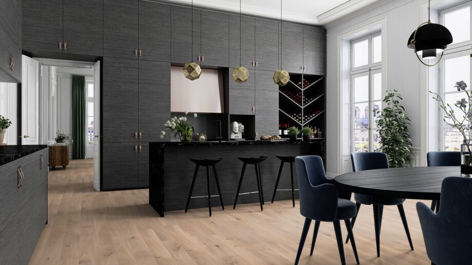 Parquet floor Bauwerk Casapark Oak 46 white oil waxed 138mm – 11
