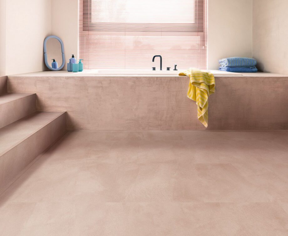 Vinyl tile flooring Quick-Step Illume Soft blush – view 12 Vinyl tile flooring Quick-Step Illume Soft blush – 12
