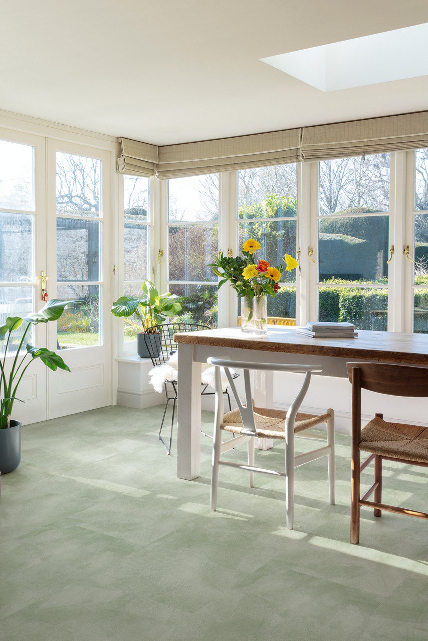 Vinyl floor tiles Quick-Step Illume Soft sage