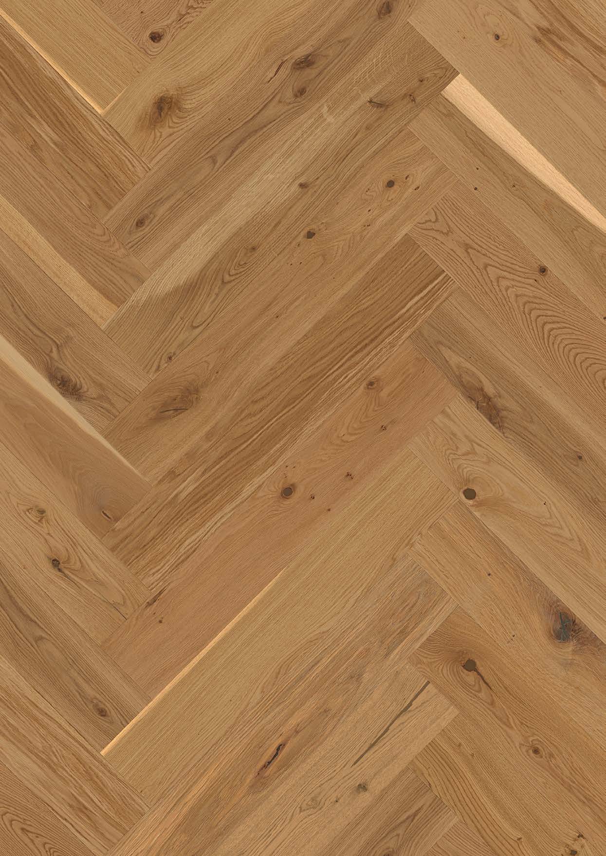 Kalasaba parkett Bauwerk Vectorpark tamm 46 matt lakk harjatud pinna, naturaalse tammetooni ja rustikaalse sorteeringuga.