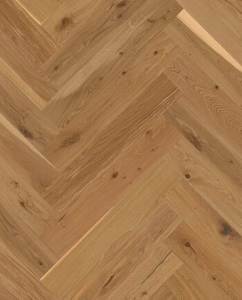Kalasaba parkett Bauwerk Vectorpark tamm 46 matt lak helepruunika tooni ja rustikaalse sorteeringuga.