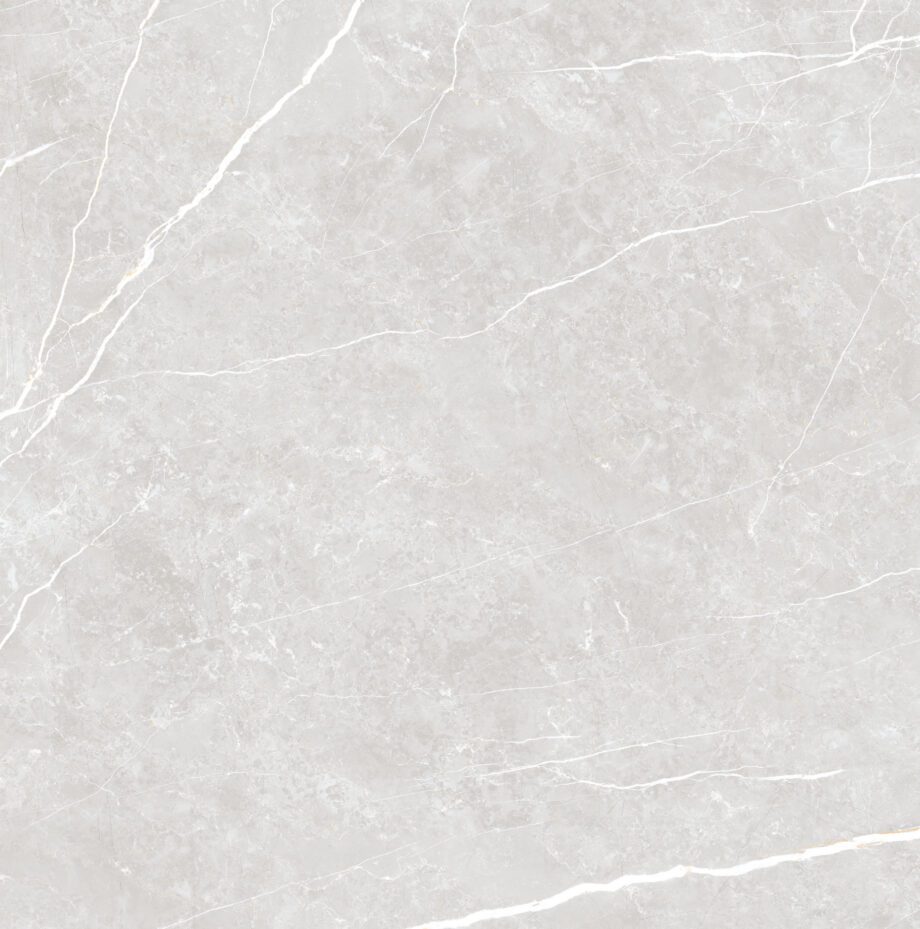 004.090.0183.07981-1 Marmorefektiga poleeritud keraamiline põrandaplaat Tau Elite Silver Pol, 90x90 cm, hõbehall, rektifitseeritud