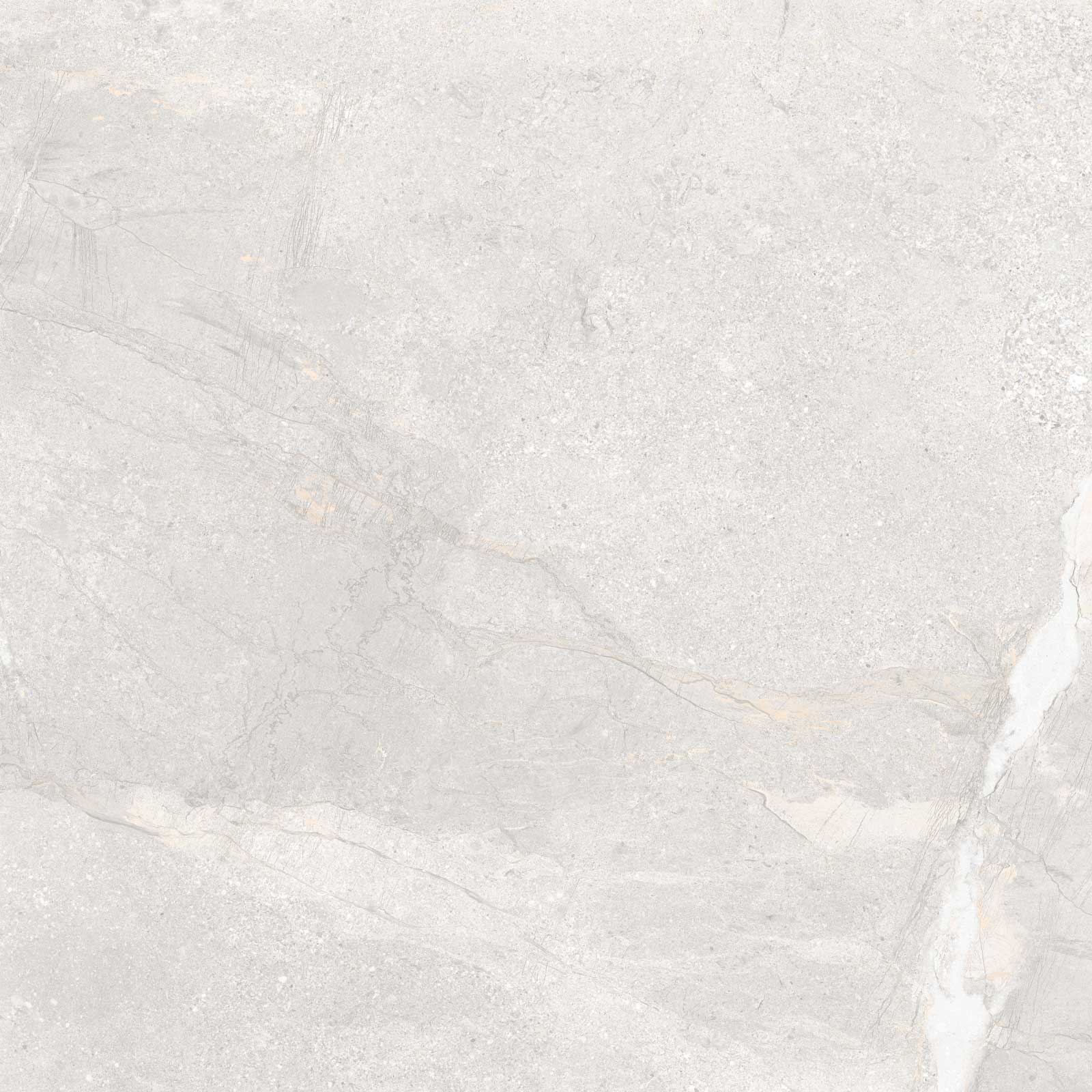 Kiviefektiga poleeritud keraamiline põrandaplaat Tau Mainstone Silver Pol, 120x120 cm, 9 mm, hõbehall, rektifitseeritud
