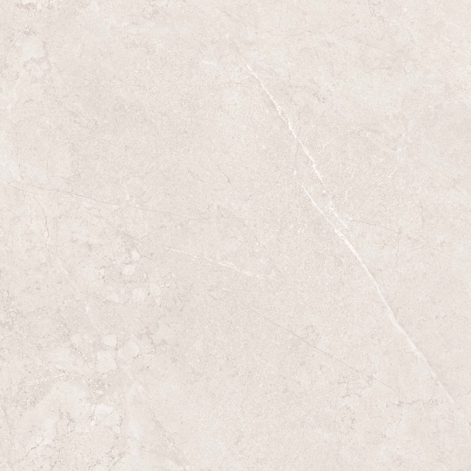 Kiviefektiga struktuurpinnaga keraamiline põrandaplaat Tau Lithos TXT White, 100x100 cm, valge, R10, rektifitseeritud
