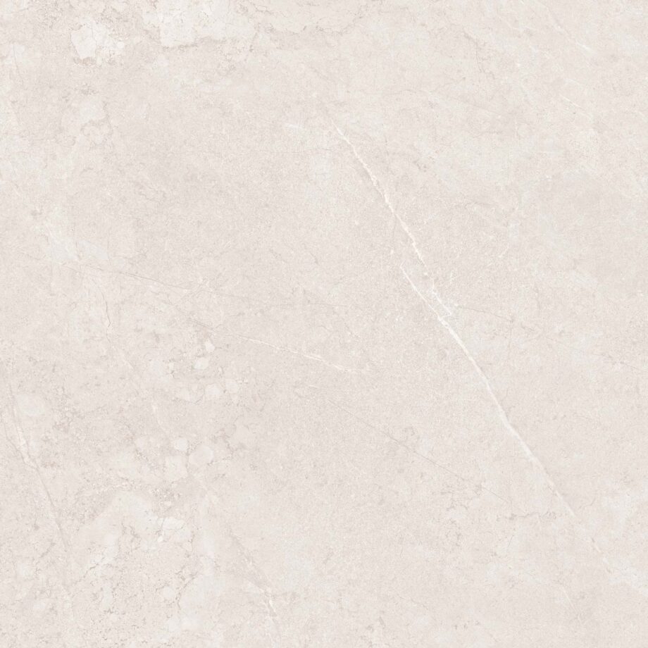 017.010.0108.16786-1 Kiviefektiga pehme matt keraamiline põrandaplaat Tau Lithos Soft White, 100x100 cm, valge, rektifitseeritud