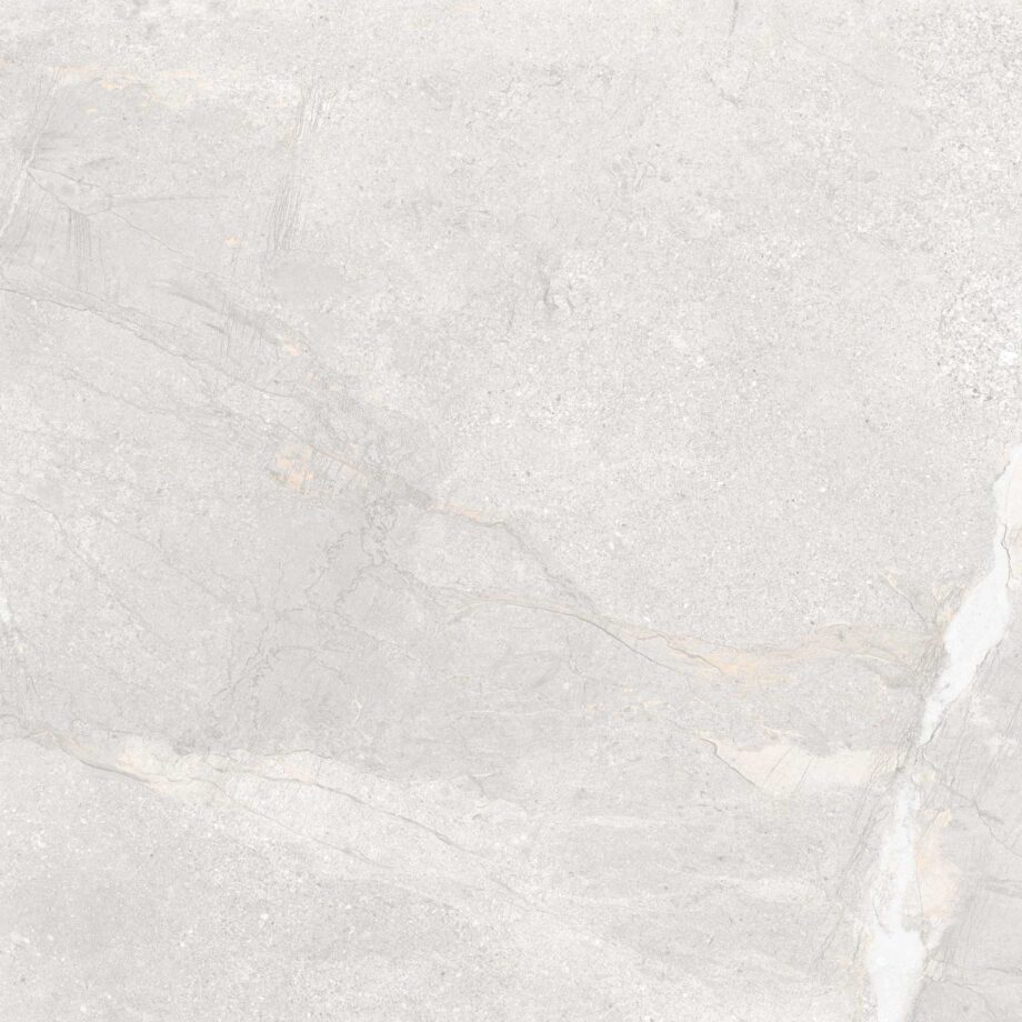 017.120.0183.08706-1 Kiviefektiga matt keraamiline põrandaplaat Tau Mainstone Silver, 120x120 cm, 9 mm, hõbehall, R10, rektifitseeritud