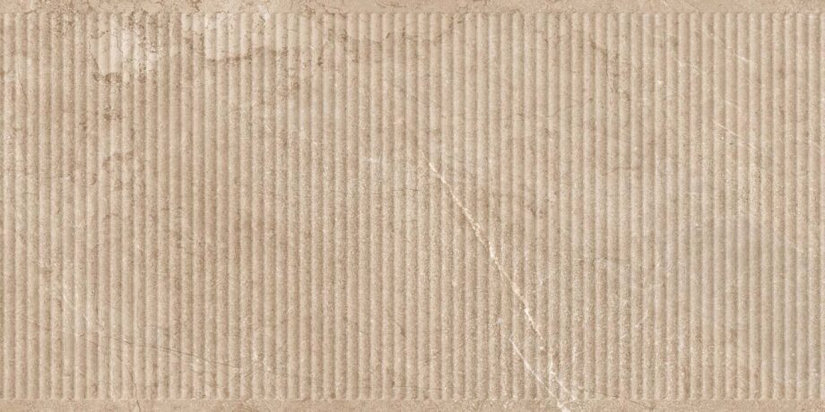 Reljeefne kiviefektiga keraamiline seinaplaat Tau Lithos Relief Sand, 60x120 cm, liivabeež, R10, rektifitseeritud
