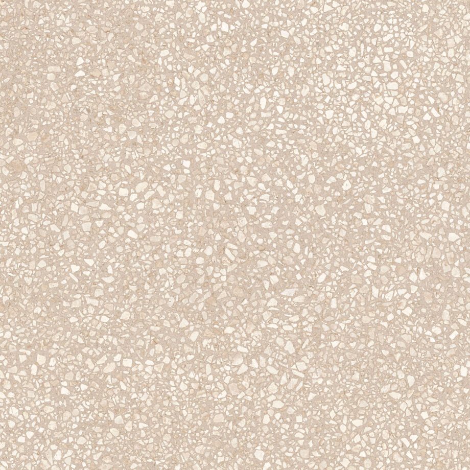 017.840.0119.15540-1 Terrazzo mustriga matt keraamiline põrandaplaat Tau Portobello Sand, 60x60 cm, 9 mm, liivabeež, R10, rektifitseeritud