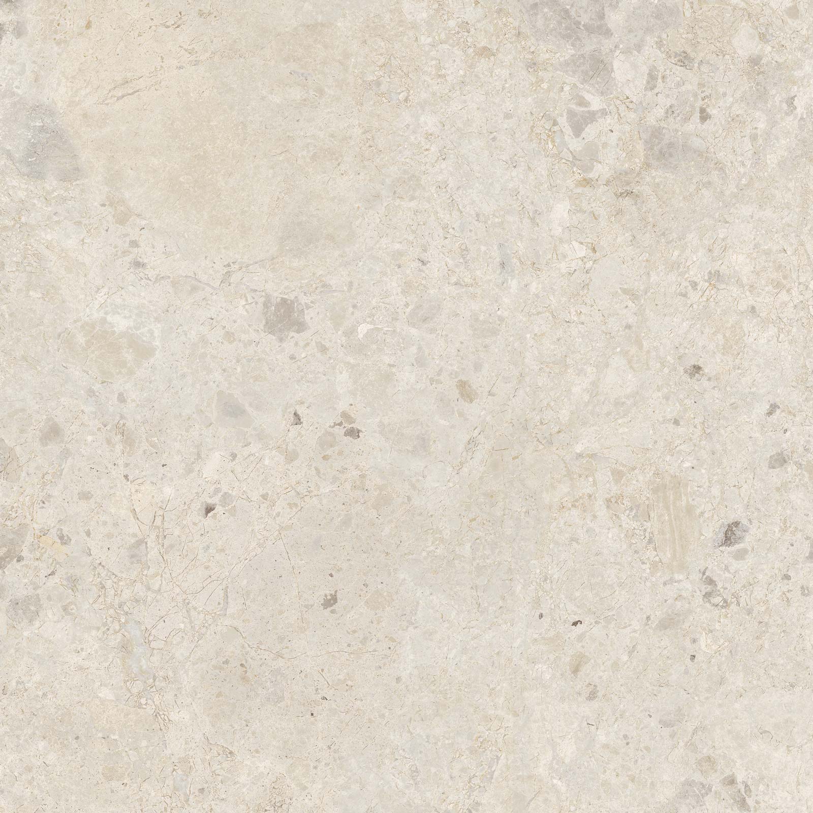 Kiviefektiga matt keraamiline põrandaplaat Tau Qatar White, 60x60 cm, 9 mm, valge, rektifitseeritud