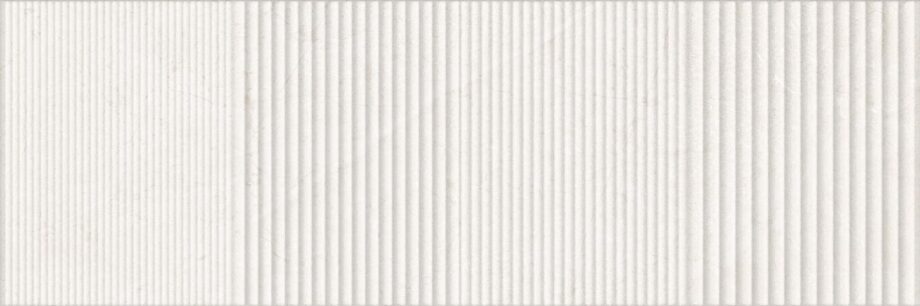 Reljeefne kiviefektiga keraamiline seinaplaat Tau Lithos Wall Relief White, 30x90 cm, 8,7 mm, valge, rektifitseeritud