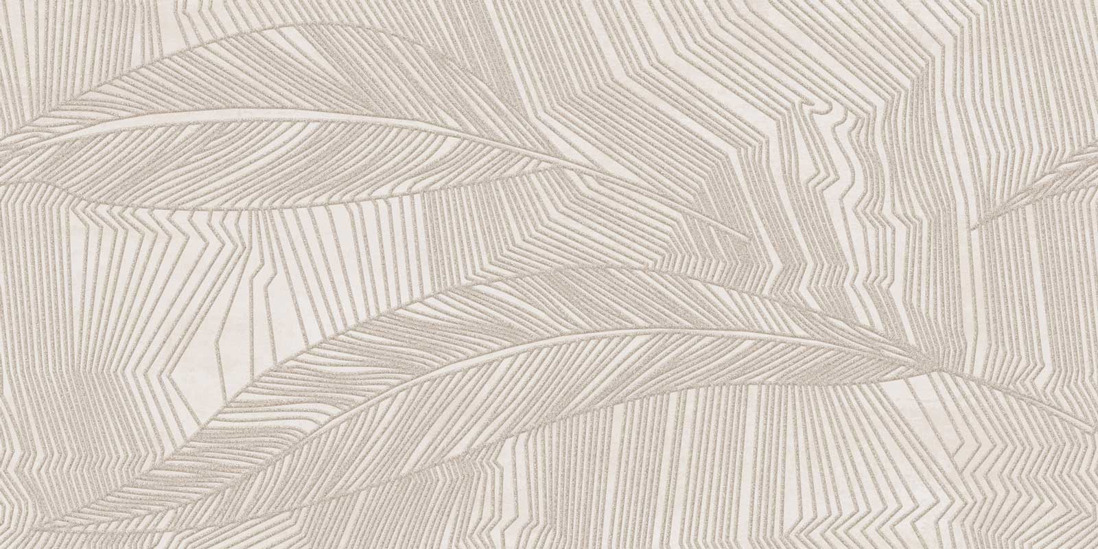 Dekoratiivne metalliefektiga keraamiline seinaplaat Tau Corten Wall Decor Ivory, 30x60 cm, elevandiluu