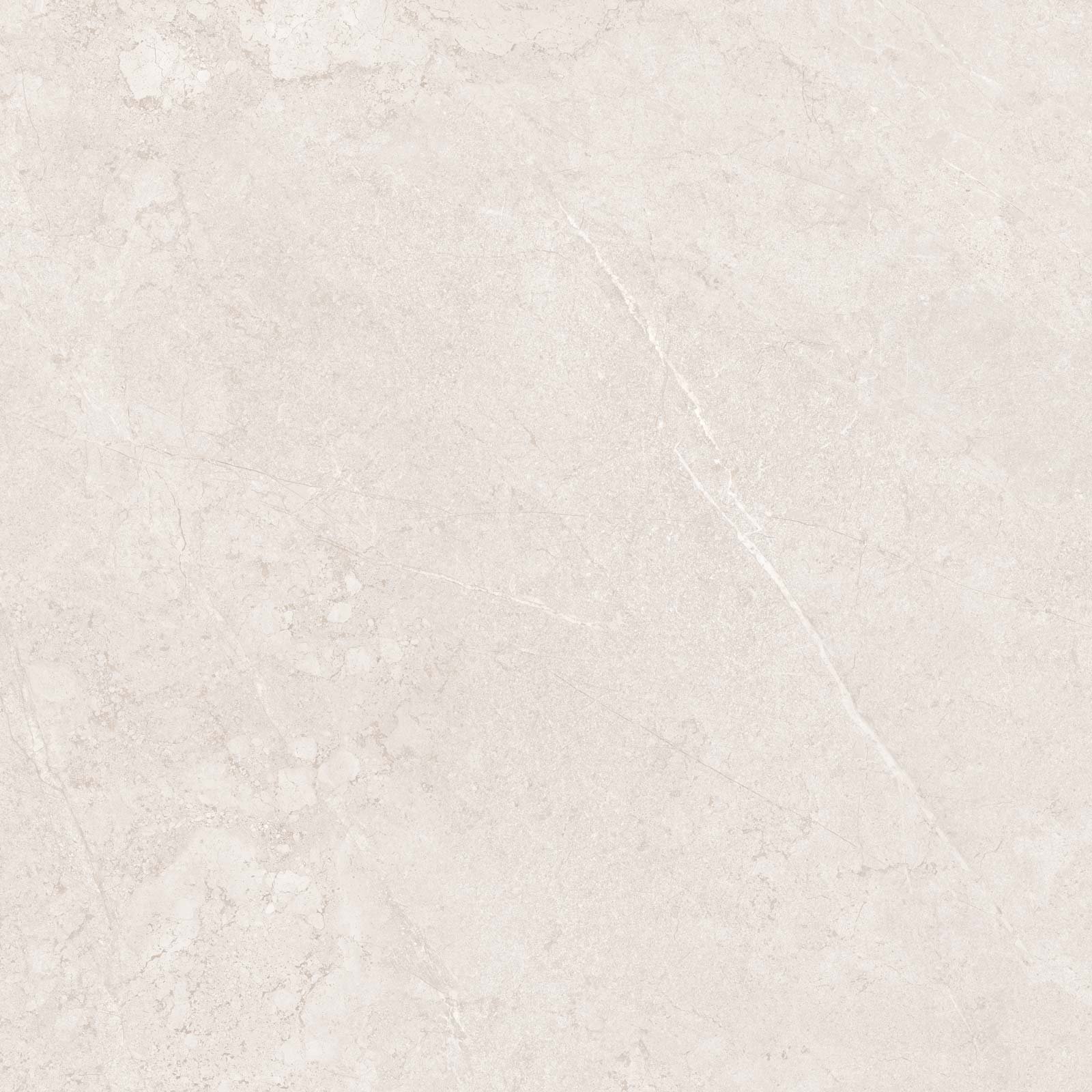 Kiviefektiga satiinläikega keraamiline põrandaplaat Tau Lithos Polisoft White, 120x120 cm, 9 mm, valge, rektifitseeritud