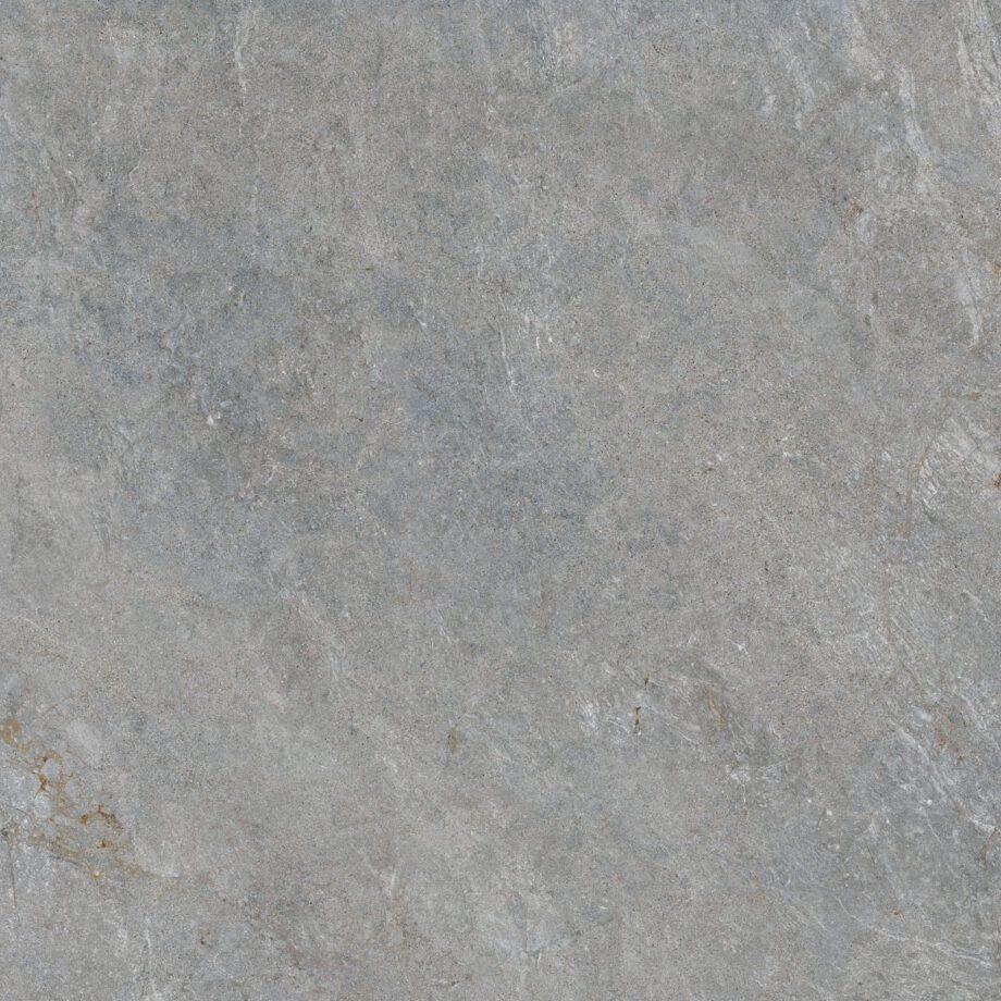 Kiviefektiga matt portselanplaat Tau Caribbean Silver, 90x90 cm, hõbehall, rektifitseeritud