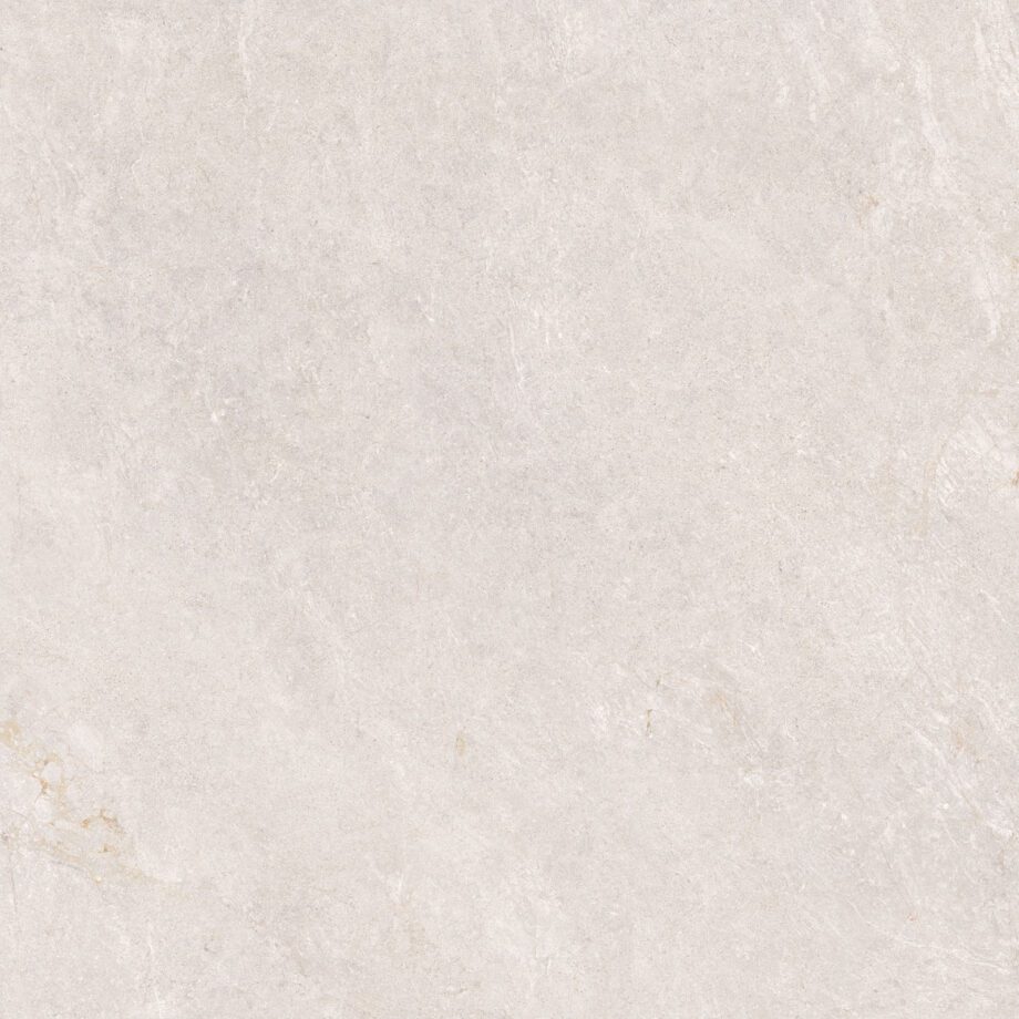 Kiviefektiga matt portselanplaat Tau Caribbean White, 90x90 cm, valge, rektifitseeritud