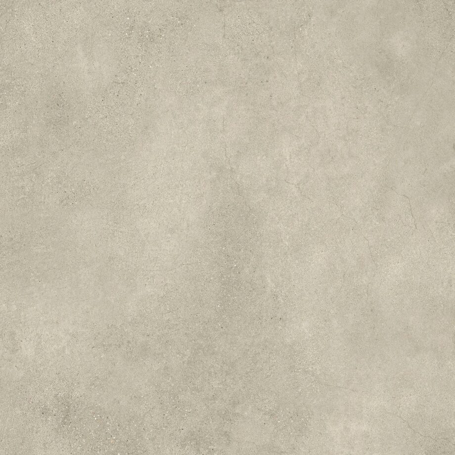 Betoonimustriga matt keraamiline põrandaplaat Tau Integra Greige, 120x120 cm, 9 mm, hallikasbeež, R10, rektifitseeritud