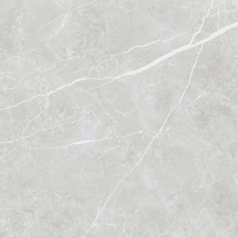 035.840.0183.09213-1 Marmorefektiga matt keraamiline põrandaplaat Tau Elite Silver, 60x60 cm, 9 mm, hõbehall, R10, rektifitseeritud