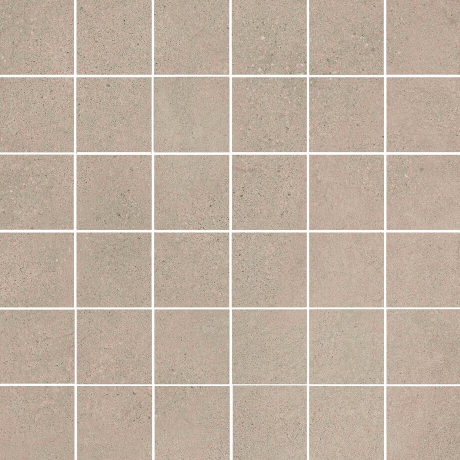 036.281.0408.04400-1 Betoonimustriga mosaiikplaat Tau Integra Greige 5x5, 30x30 cm, hallikasbeež