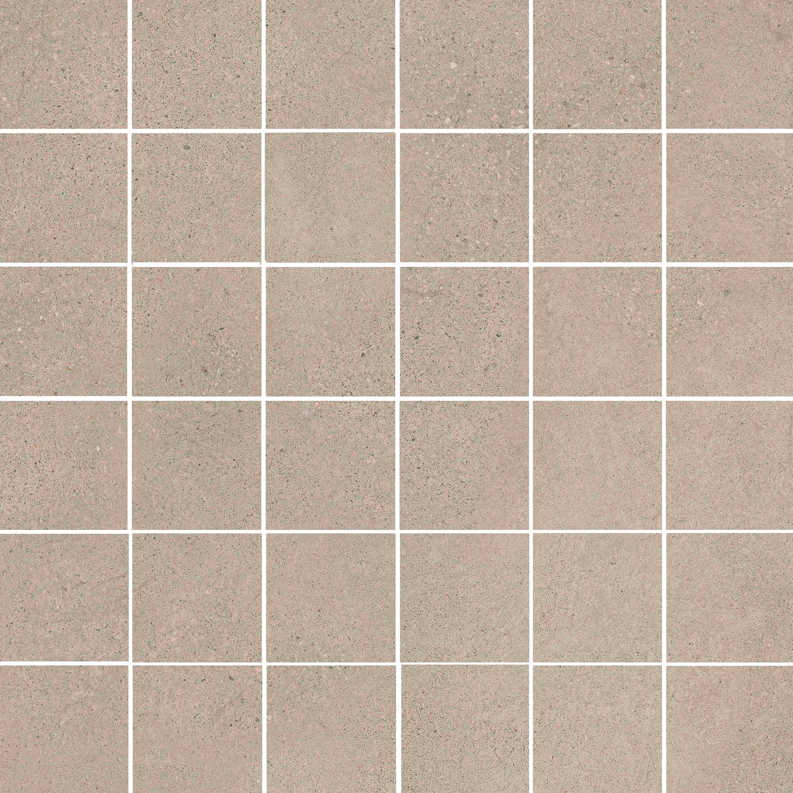 Betoonimustriga mosaiikplaat Tau Integra Greige 5x5, 30x30 cm, hallikasbeež