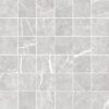 038.281.0183.07981-1 Marmorefektiga poleeritud mosaiikplaat Tau Elite Silver 5x5 Pol, 30x30 cm, hõbehall