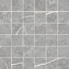 Marmorefektiga poleeritud mosaiikplaat Tau Elite Gray 5x5 Pol, 30x30 cm, hall