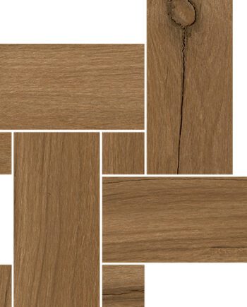 Puidumustriga mosaiikplaat Tau Loire Umber Legno, 22x22 cm, umbrapruun