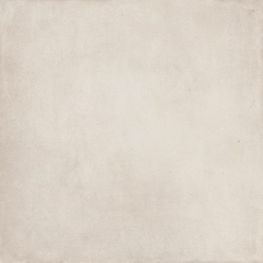 085.002.0108.15764-1 Betoonimustriga keraamiline dekoorplaat Tau Detroit White Dc, 120x120 cm, 7,8 mm, valge, R10, rektifitseeritud