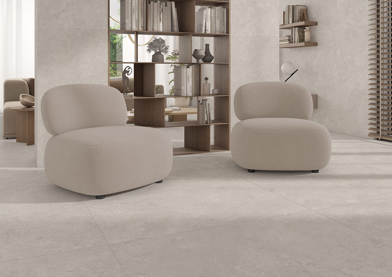 Kiviefektiga terrassiplaat Tau Campaspero Sand, 60x60 cm, 20 mm, liivabeež, R11, rektifitseeritud