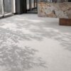 Terrazzo mustriga matt keraamiline põrandaplaat Tau Portobello White, 60x60 cm, 9 mm, valge, R10, rektifitseeritud