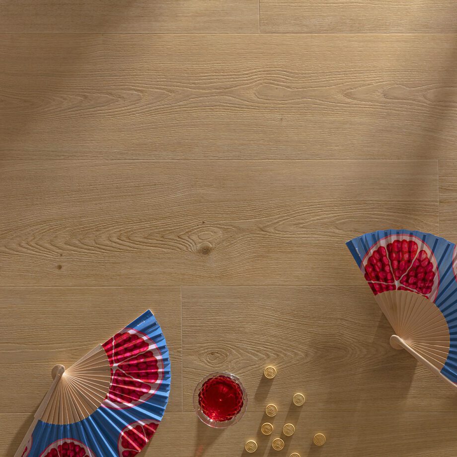 Tugevdatud südamikuga LVT vinüülparkett Floorify XL Plank Toffee F098